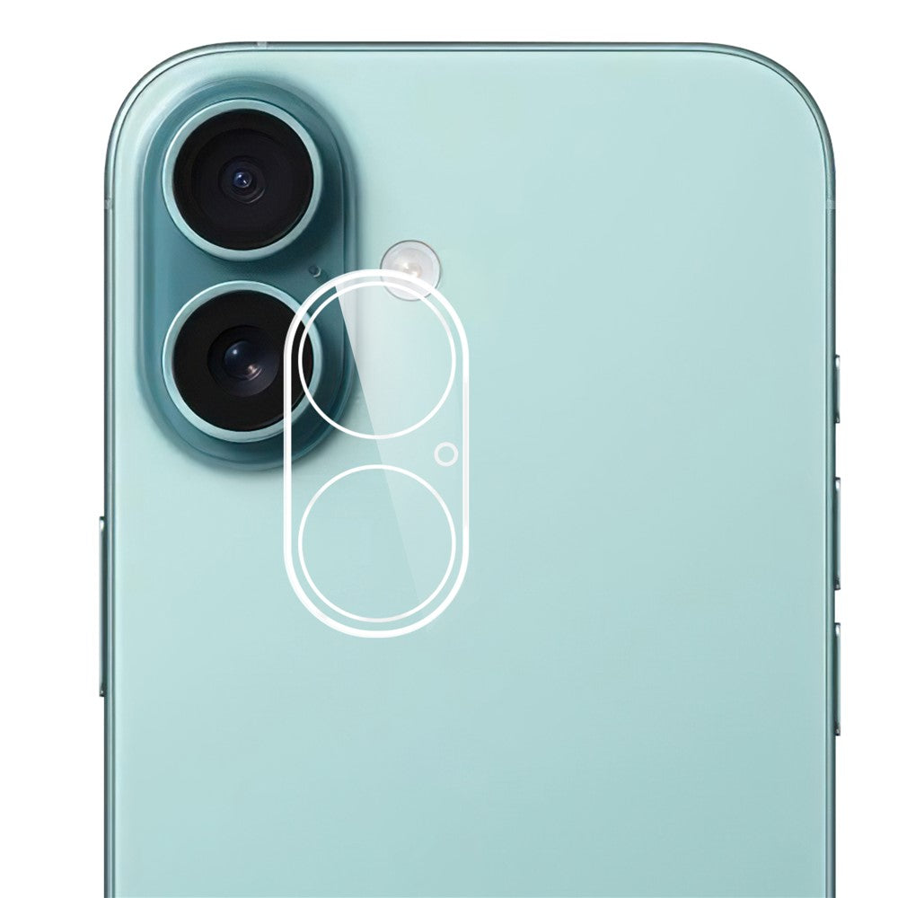 For iPhone 17 Camera Lens Protector Arc Edge Clear Tempered Glass Film
