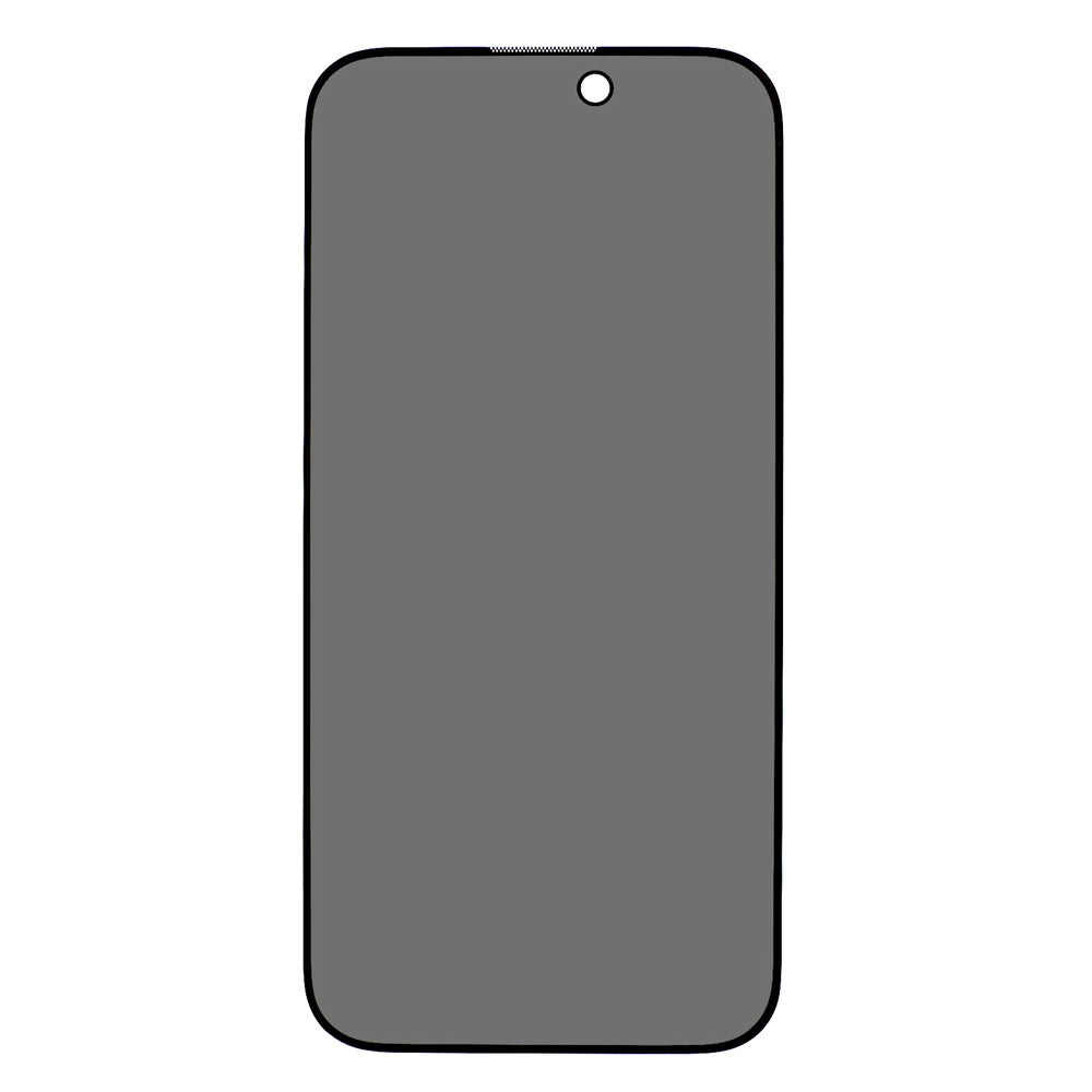 For iPhone 17 Anti-Peep Tempered Glass Full Covering Silk Printing Screen Protector