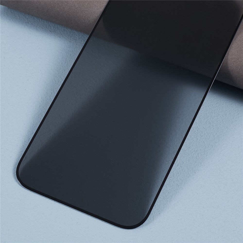 For iPhone 17 Anti-Peep Tempered Glass Full Covering Silk Printing Screen Protector