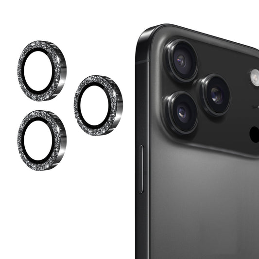 ENKAY HAT PRINCE For iPhone 17 Pro / iPhone 17 Pro Max Camera Lens Protector  Glitter Decor Tempered Glass Lens Film