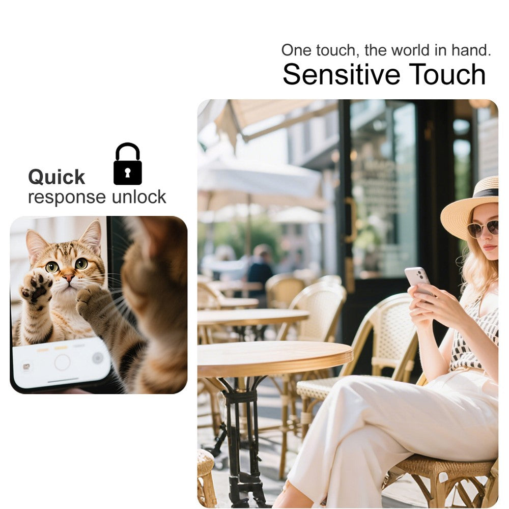 IMAK Pro+ Series For Xiaomi Redmi Note 15 Pro 5G (Global) Screen Protector Full Coverage Tempered Glass Film (Fingerprint Unlock)