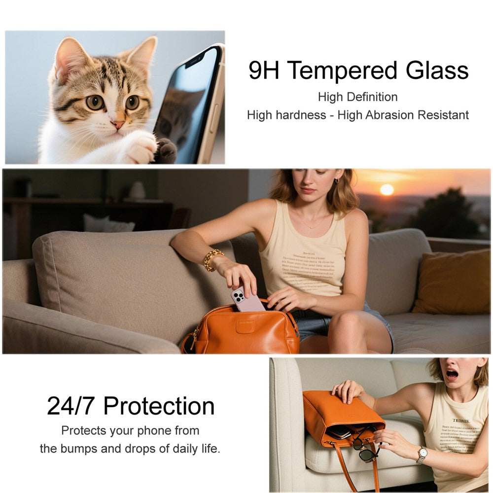 IMAK Pro+ Series For Xiaomi Redmi Note 15 Pro 5G (Global) Screen Protector Full Coverage Tempered Glass Film (Fingerprint Unlock)