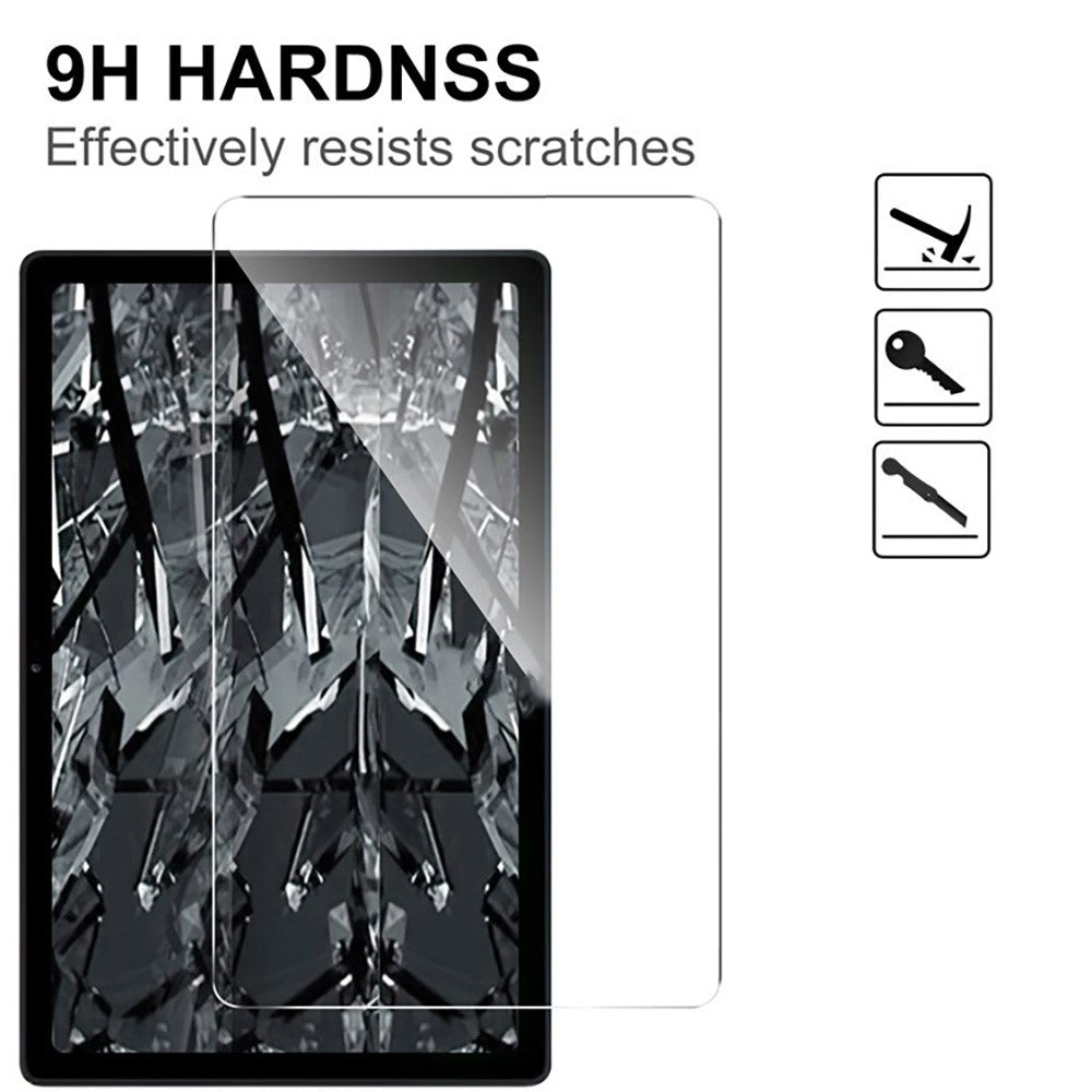 For Lenovo Tab 10.1 (2025) Tempered Glass Screen Protector 2.5D Straight Edge Full Screen Film Full Glue