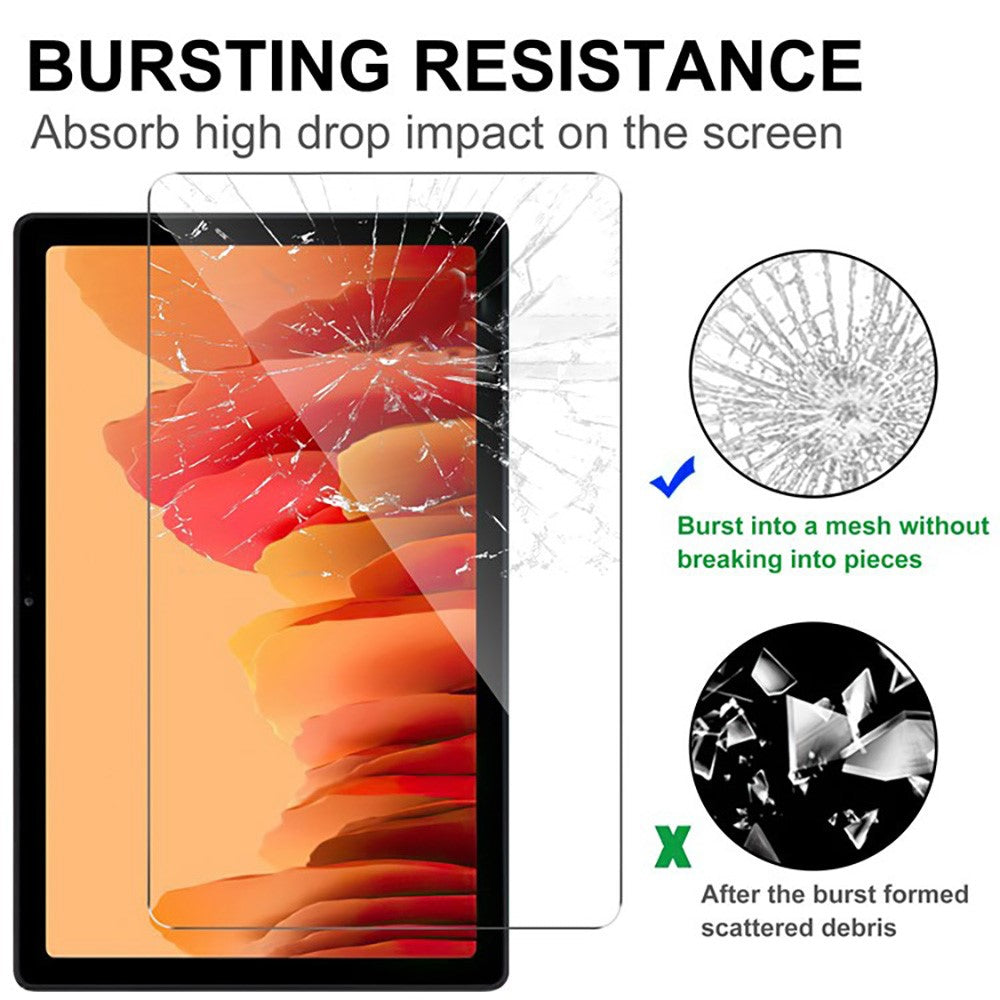 For Lenovo Tab 10.1 (2025) Tempered Glass Screen Protector 2.5D Straight Edge Full Screen Film Full Glue