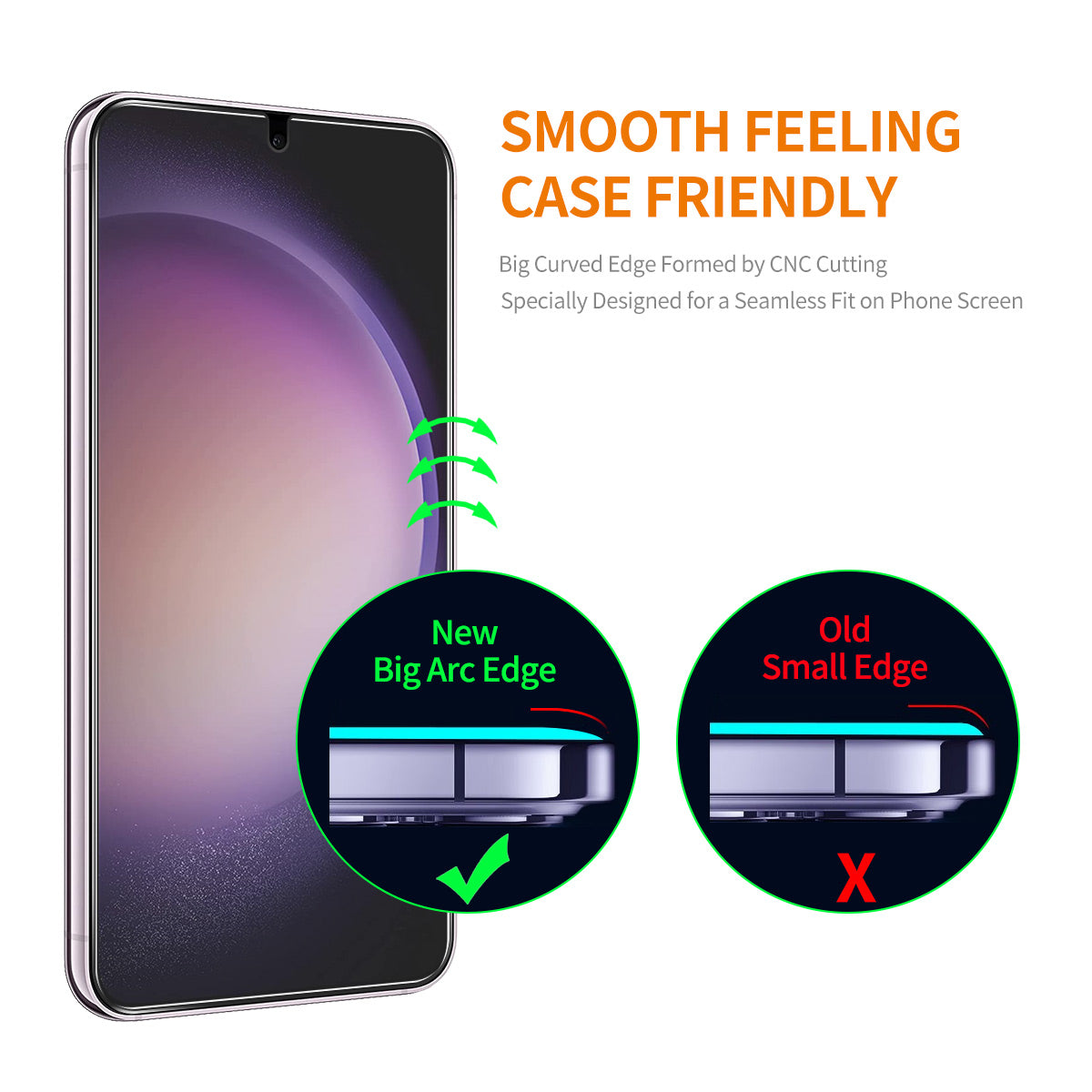 ENKAY HAT PRINCE For Samsung Galaxy S26 2Pcs Screen Protector   Fingerprint Unlock 0.18mm High Aluminum-silicon Glass
