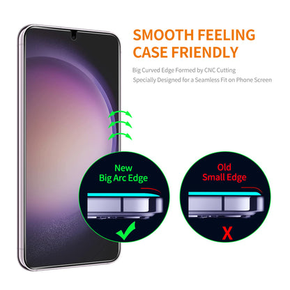 ENKAY HAT PRINCE For Samsung Galaxy S26 2Pcs Screen Protector   Fingerprint Unlock 0.18mm High Aluminum-silicon Glass