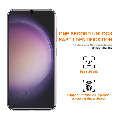 ENKAY HAT PRINCE For Samsung Galaxy S26 2Pcs Screen Protector   Fingerprint Unlock 0.18mm High Aluminum-silicon Glass