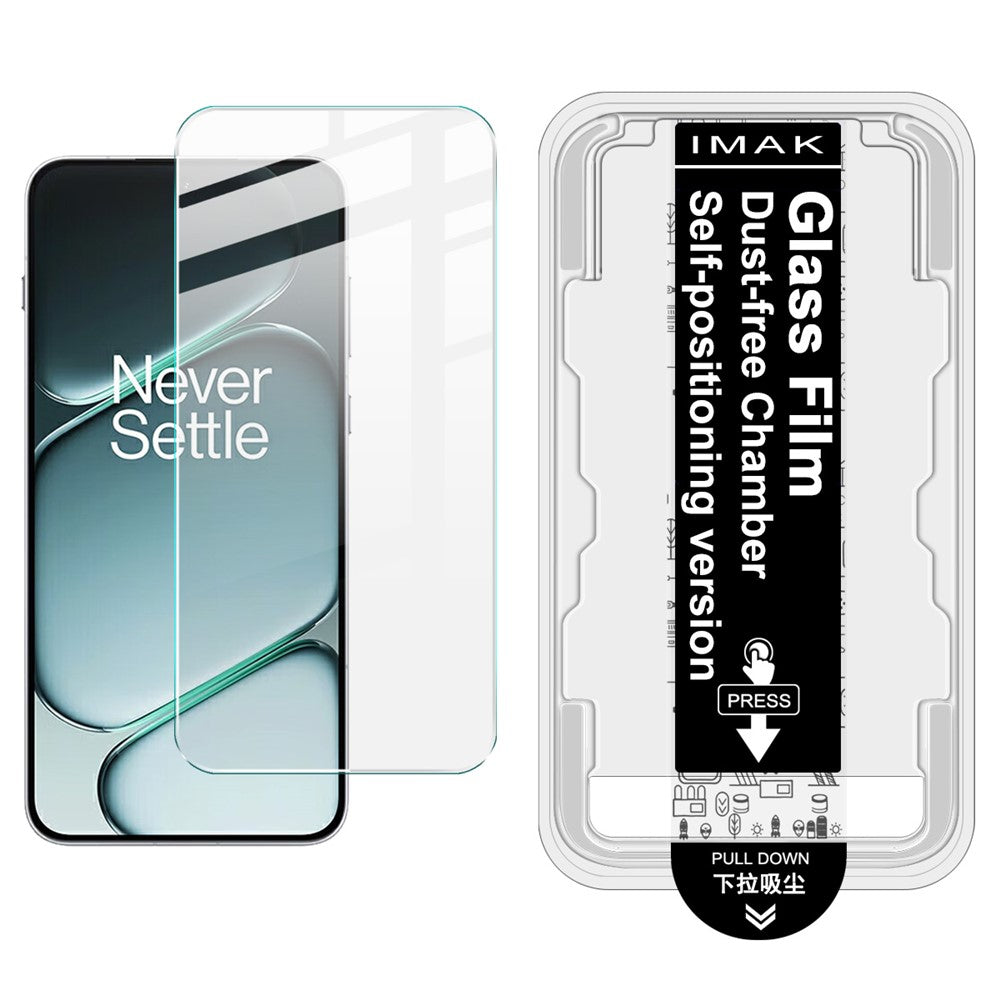 IMAK H Series For OnePlus Ace 6T 5G / Ace 6 5G / 15R 5G Tempered Glass Screen Protector Easy Installation Film with Auto Dust-Remove Tool