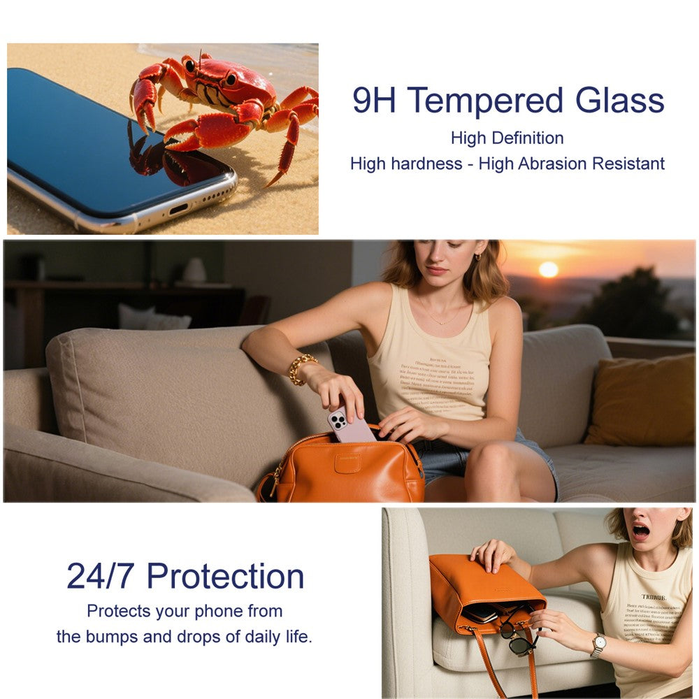 IMAK H Series For OnePlus Ace 6T 5G / Ace 6 5G / 15R 5G Tempered Glass Screen Protector Easy Installation Film with Auto Dust-Remove Tool