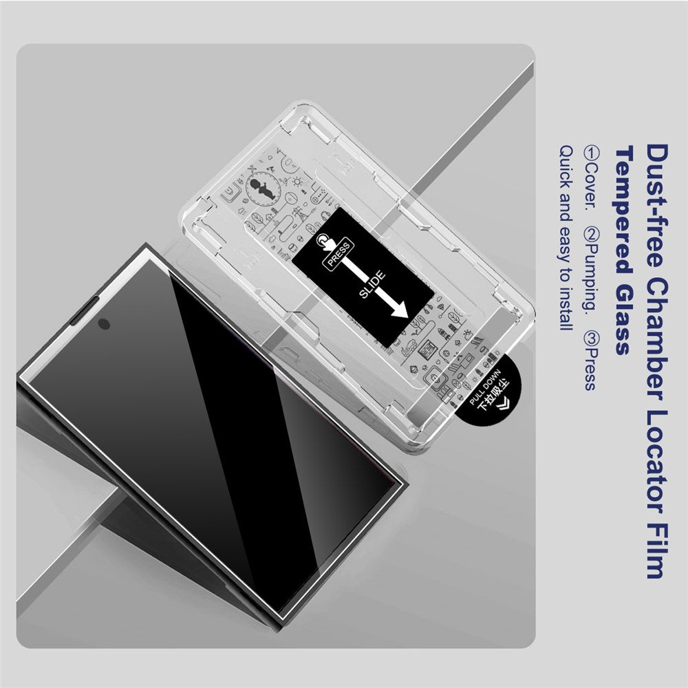IMAK H Series For OnePlus Ace 6T 5G / Ace 6 5G / 15R 5G Tempered Glass Screen Protector Easy Installation Film with Auto Dust-Remove Tool