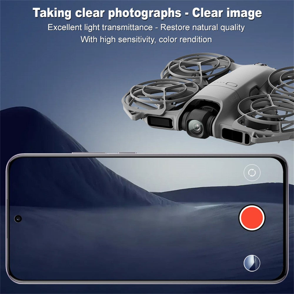 IMAK 2Pcs / Set For DJI Neo 2 Drone Lens Protector Ultra Clear Tempered Glass Lens Film