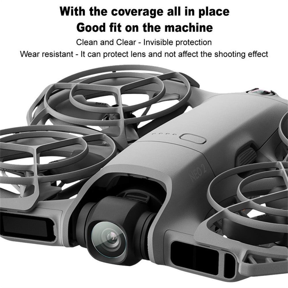 IMAK 2Pcs / Set For DJI Neo 2 Drone Lens Protector Ultra Clear Tempered Glass Lens Film