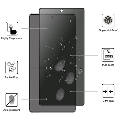 For Samsung Galaxy S26 Ultra Tempered Glass Full Screen Protector 2.5D Arc Edge Anti-Spy Film