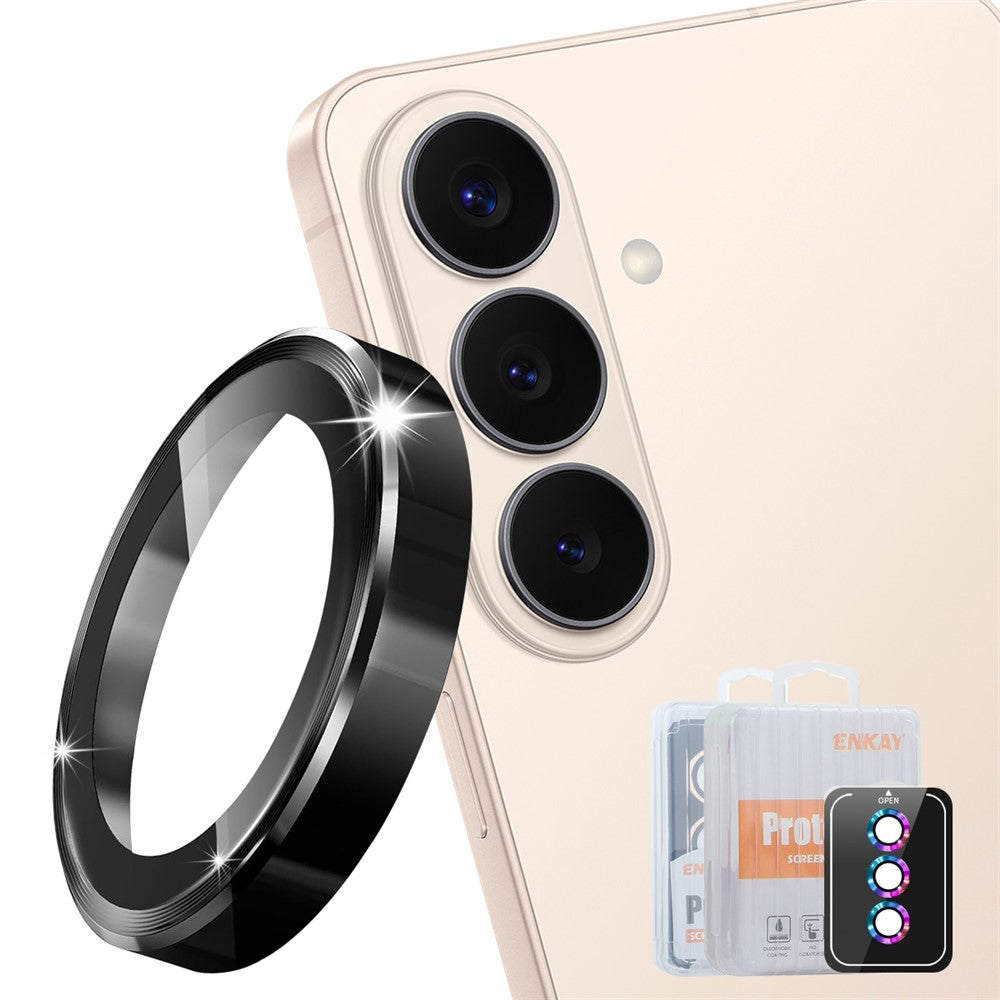 ENKAY HAT PRINCE For Samsung Galaxy S26 Camera Lens Protector  Metal Ring Lens Film