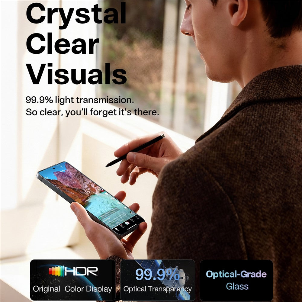 TORRAS Panzerglas für Samsung Galaxy S26 Ultra – HD-Schutzfolie mit automatischer Staubentfernung