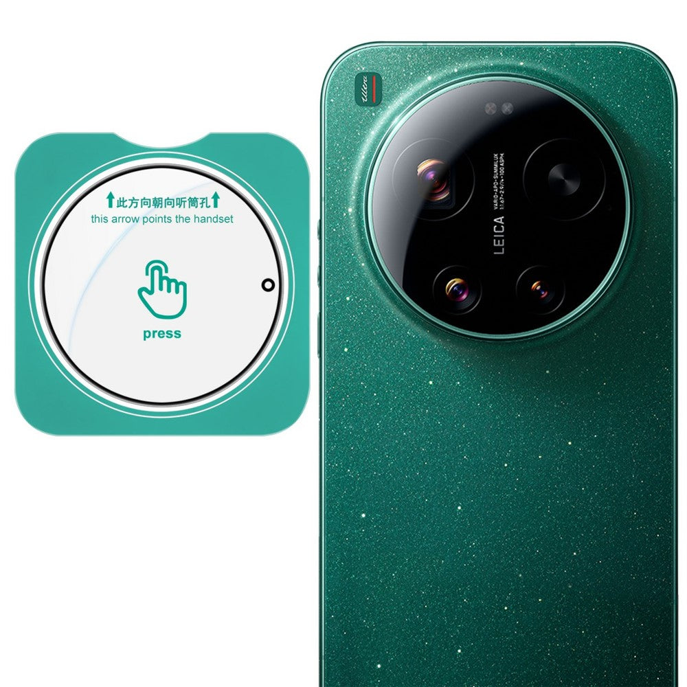 IMAK For Xiaomi 17 Ultra 5G / 17 Ultra by Leica Camera Lens Protector Tempered Glass Full Cover Lens Film with Self Positioning Frame
