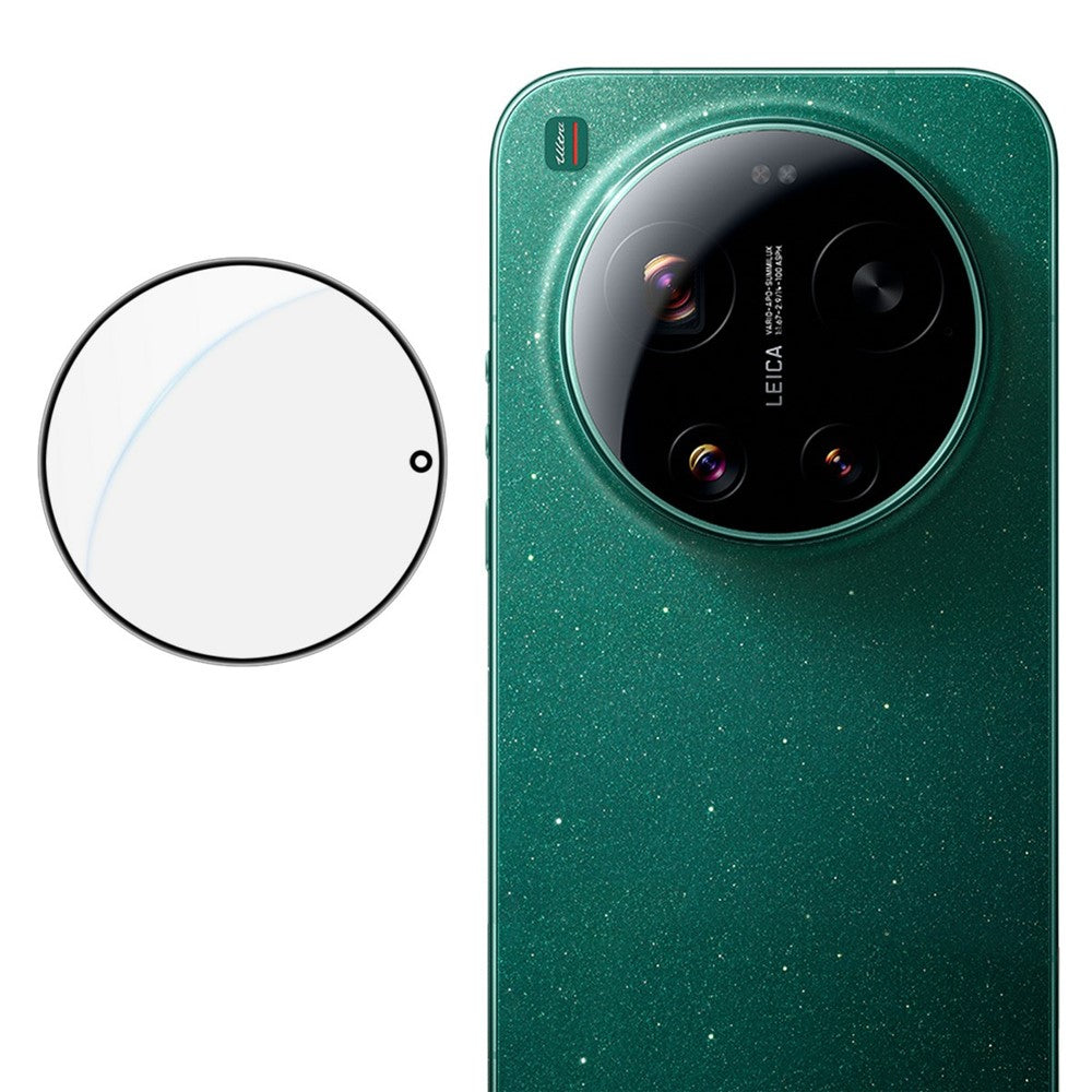 IMAK For Xiaomi 17 Ultra 5G / 17 Ultra by Leica Camera Lens Protector Tempered Glass Full Cover Lens Film with Self Positioning Frame