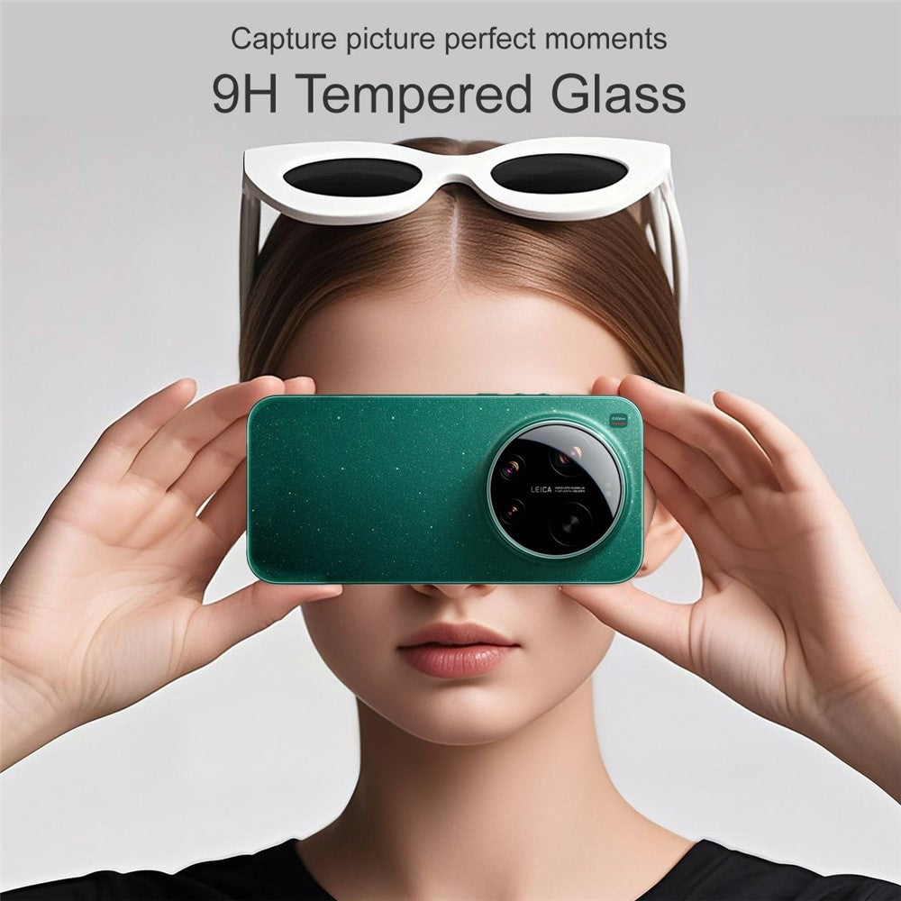 IMAK For Xiaomi 17 Ultra 5G / 17 Ultra by Leica Camera Lens Protector Tempered Glass Full Cover Lens Film with Self Positioning Frame