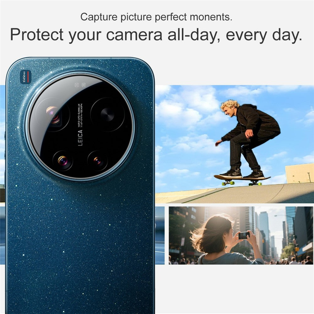 IMAK For Xiaomi 17 Ultra 5G / 17 Ultra by Leica Camera Lens Protector Tempered Glass Full Cover Lens Film with Self Positioning Frame