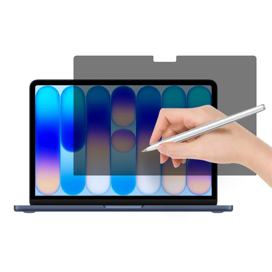 For MacBook Neo 13 inch (2026) 180 Degree Anti-spy Privacy PET Screen Protector Fastener Anti-explosion Full Cover Film