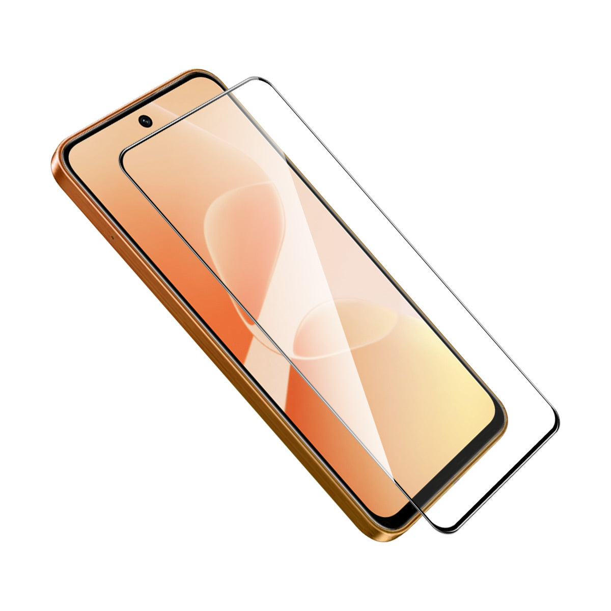 ENKAY HAT PRINCE For Infinix Smart 20 4G   Screen Protector 9H Silk Printing 0.26mm Full Glue Full Coverage Tempered Glass Film