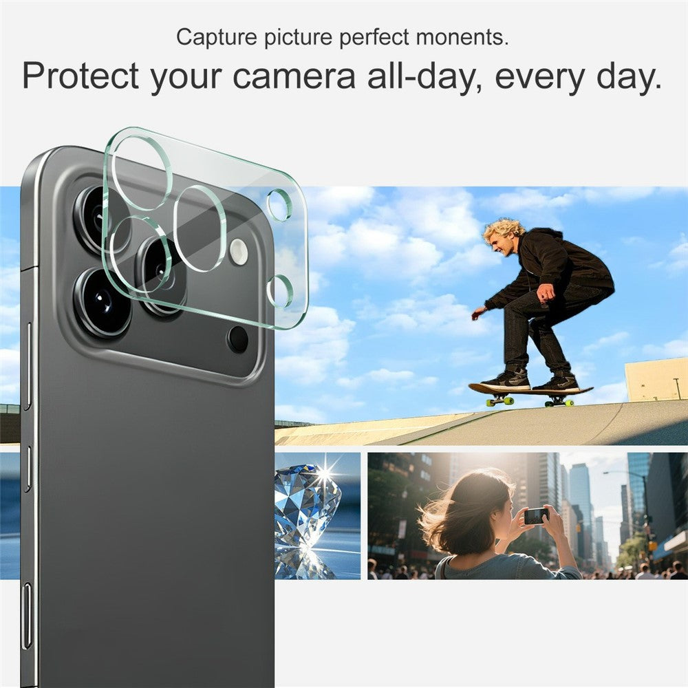 IMAK For Honor 600 Pro 5G Tempered Glass Full Cover Camera Lens Protector + Acrylic Lens Cap