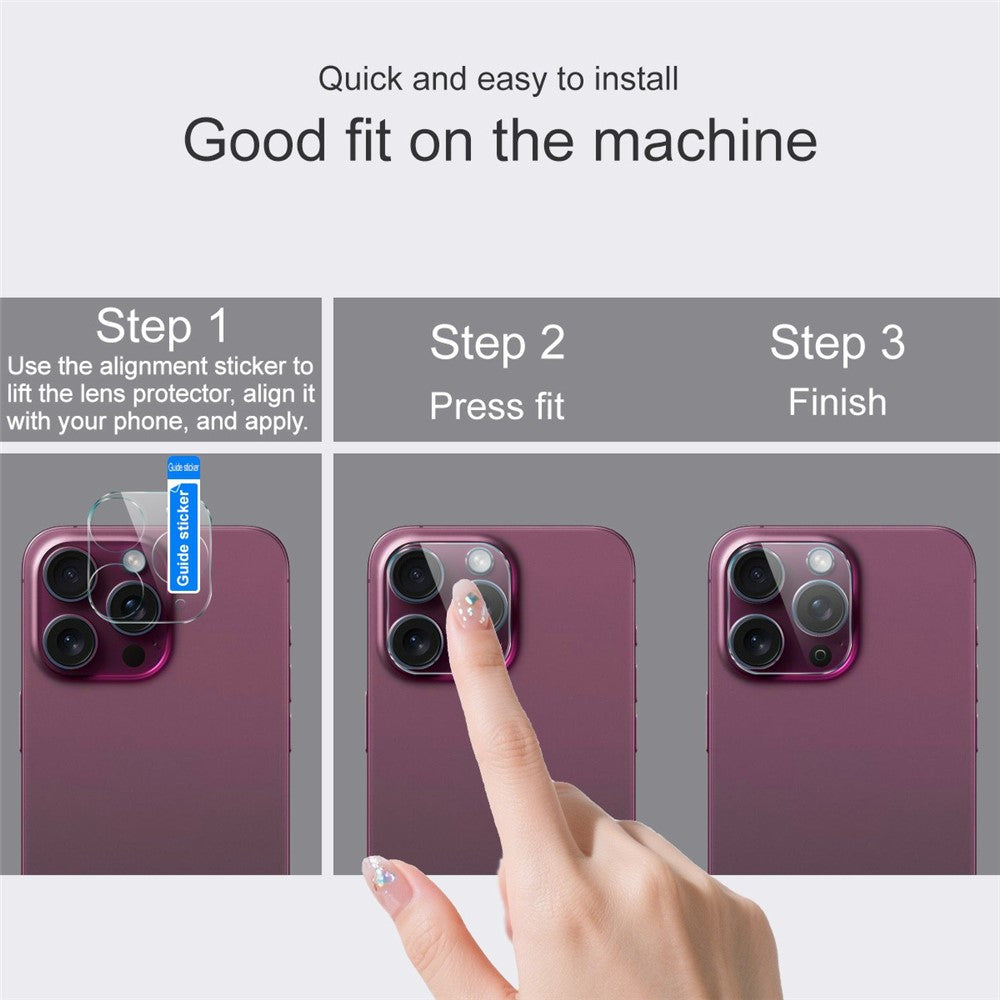 IMAK For Honor 600 Pro 5G Tempered Glass Full Cover Camera Lens Protector + Acrylic Lens Cap