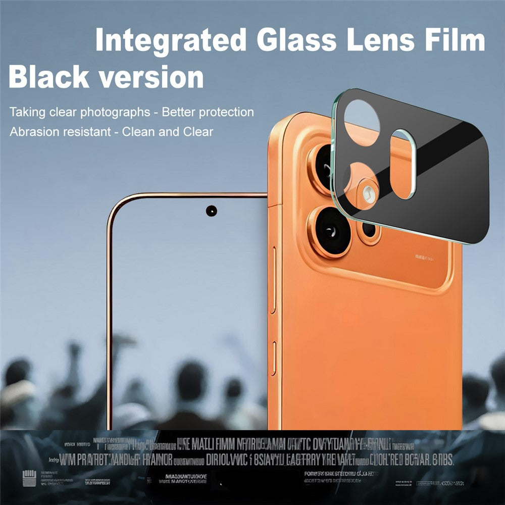 IMAK For Honor 600 5G Tempered Glass Full Cover Lens Film + Acrylic Cap