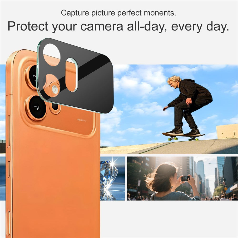 IMAK For Honor 600 5G Tempered Glass Full Cover Lens Film + Acrylic Cap