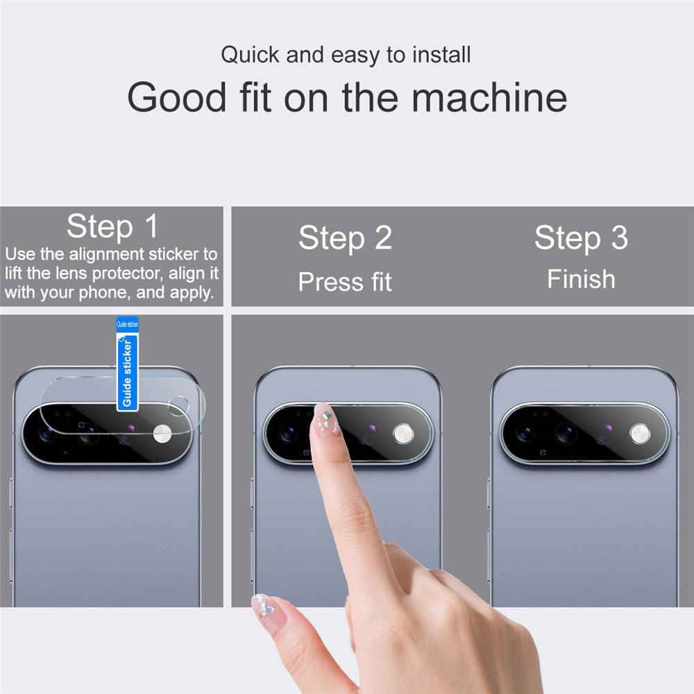 IMAK For Google Pixel 11 Pro Camera Lens Protector Slim Tempered Glass Full Coverage Lens Film