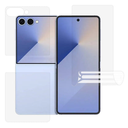 For Samsung Galaxy Z Flip8 Screen Protector Set, Front + Back Full Cover TPU+PET Hydrogel Film