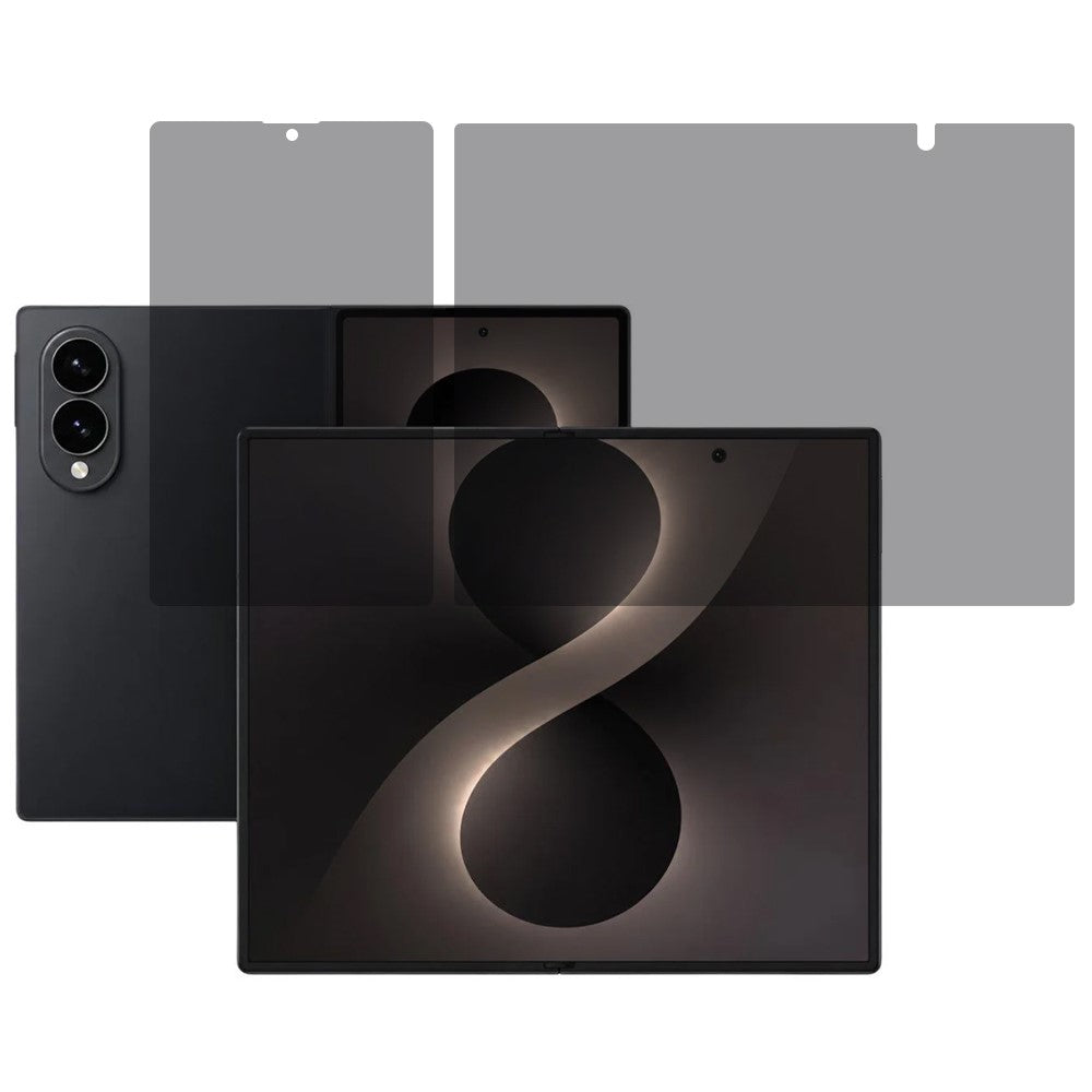 For Samsung Galaxy Z Fold8 Anti-Spy Screen Protector PET Matte Front and Outer Screen Film