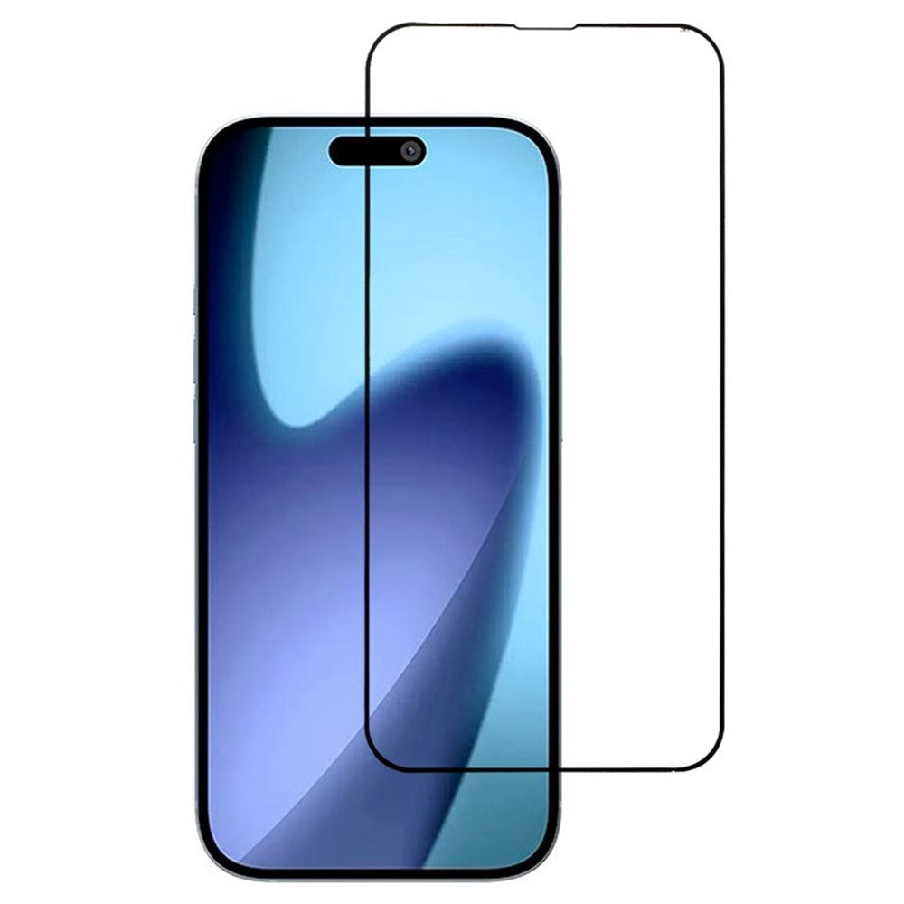 For iPhone 18 Pro / 17 Pro Screen Protector Silk Printing Full Glue Full Coverage Tempered Glass Screen Film