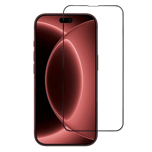 For iPhone 18 Pro Max / 17 Pro Max Screen Protector Silk Printing Full Glue Full Coverage Tempered Glass Screen Film