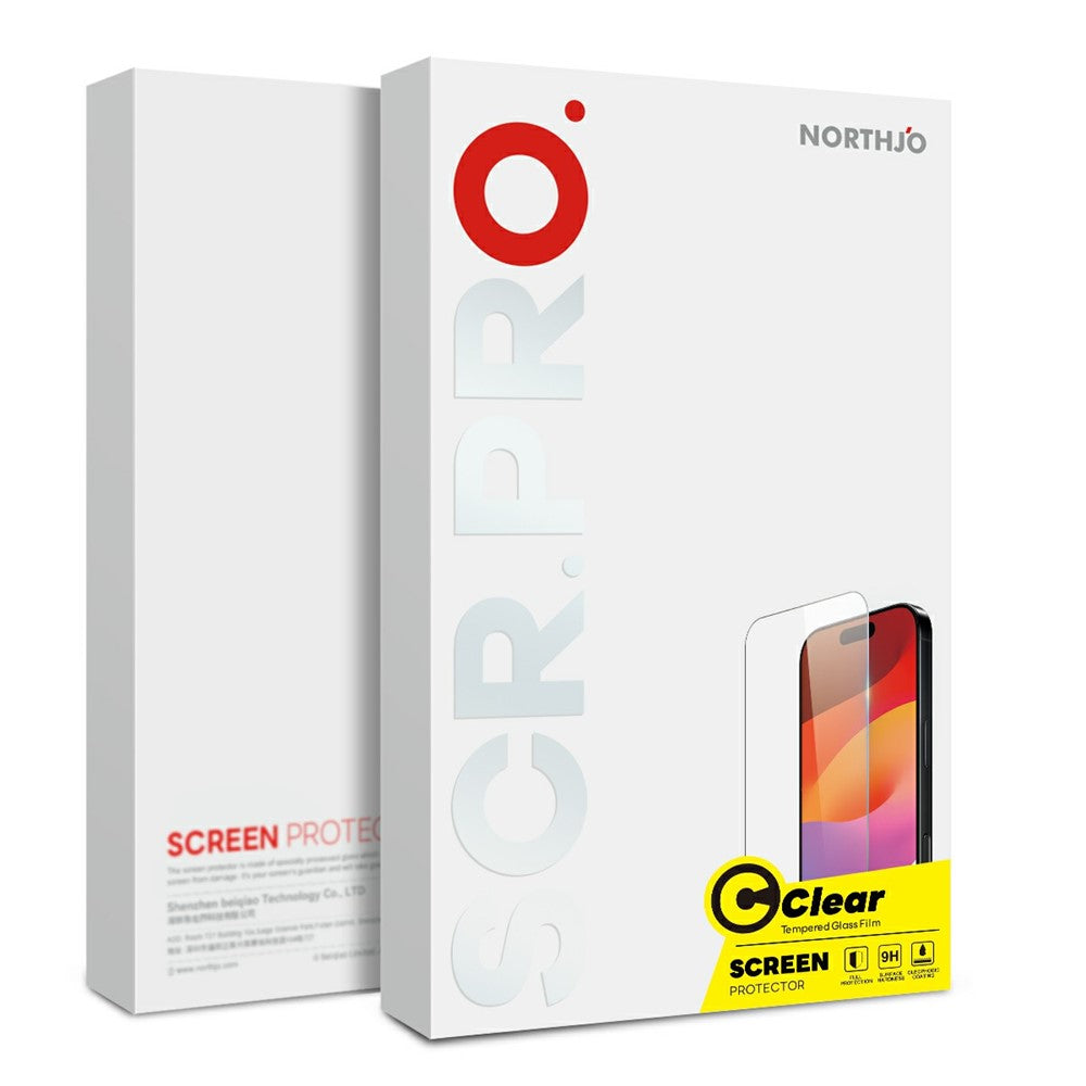 NORTHJO A+ For Samsung Galaxy Z Fold8 Screen Protector Clarity 0.3mm 2.5D Tempered Glass Film (NOT Complete Covering)