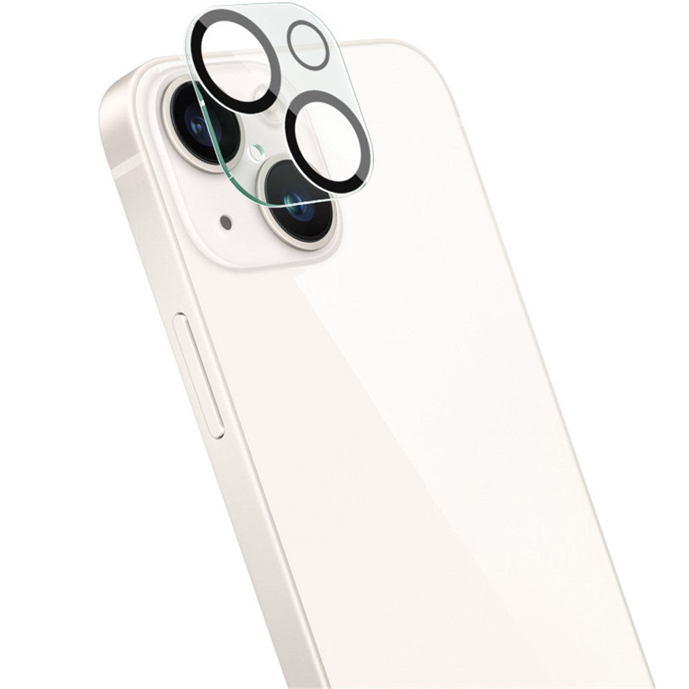 IMAK For iPhone 15 / 15 Plus Integrated Camera Lens Film Tempered Glass Lens Protector + Acrylic Lens Cap