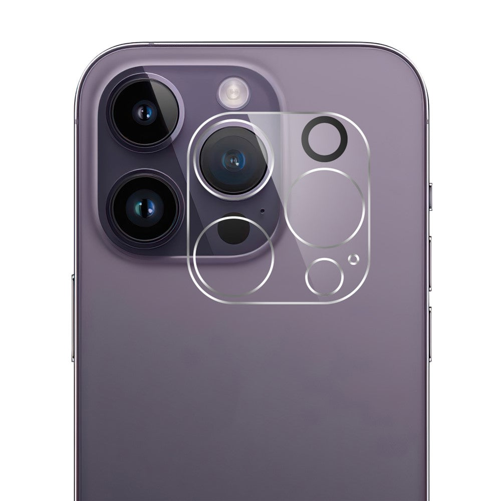 HD Clear Camera Lens Protector for iPhone 15 Pro / 15 Pro Max , Anti-explosion Tempered Glass Phone Rear Lens Film