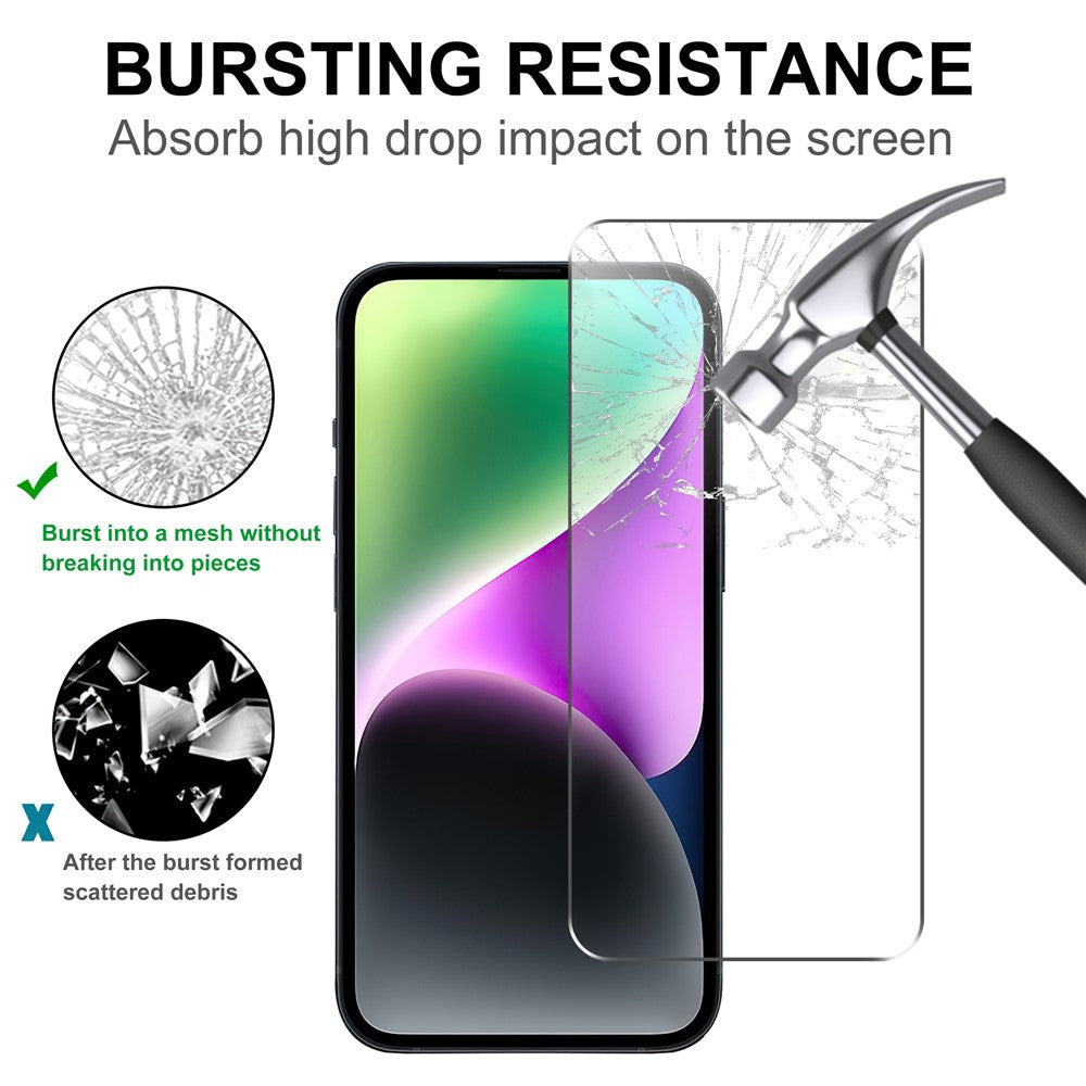 For Samsung Galaxy A25 5G (Global) (161.0 x 76.5 x 8.3mm) Tempered Glass Film 2.5D Arc Edge Ultra Clear Phone Screen Protector