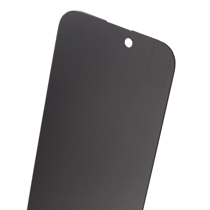 For iPhone 15 Privacy Screen Protector 180-Degree Anti-Spy Tempered Glass Full Coverage Film