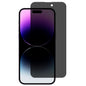 For iPhone 15 Pro Privacy Screen Protector 180-Degree Anti-Spy Tempered Glass Full Coverage Film