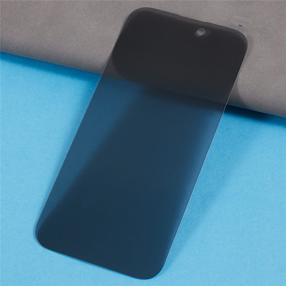 For iPhone 15 Pro Privacy Screen Protector 180-Degree Anti-Spy Tempered Glass Full Coverage Film