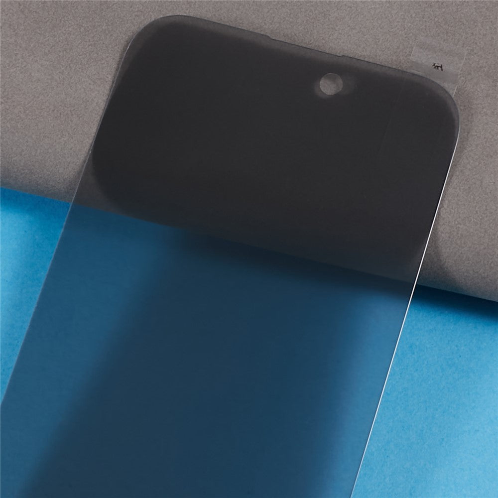 For iPhone 15 Pro Privacy Screen Protector 180-Degree Anti-Spy Tempered Glass Full Coverage Film