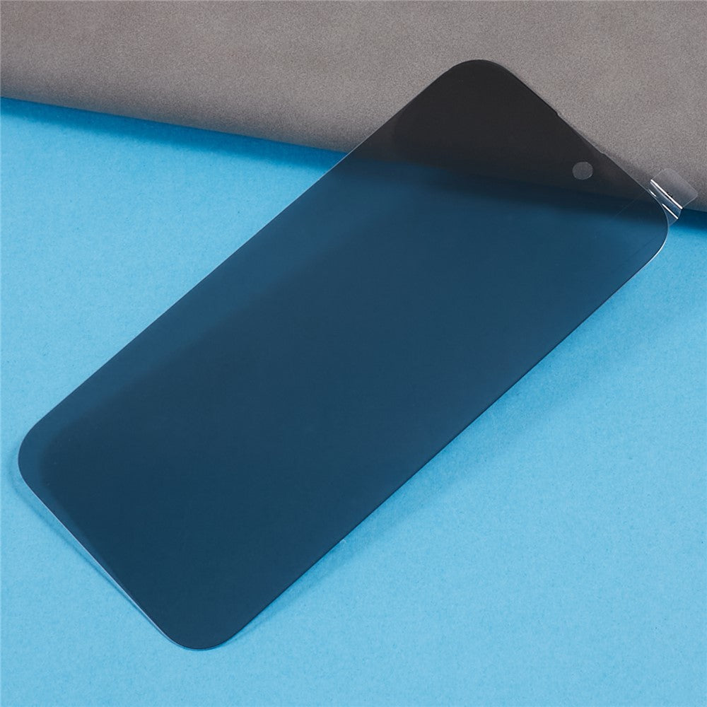 For iPhone 15 Pro Privacy Screen Protector 180-Degree Anti-Spy Tempered Glass Full Coverage Film