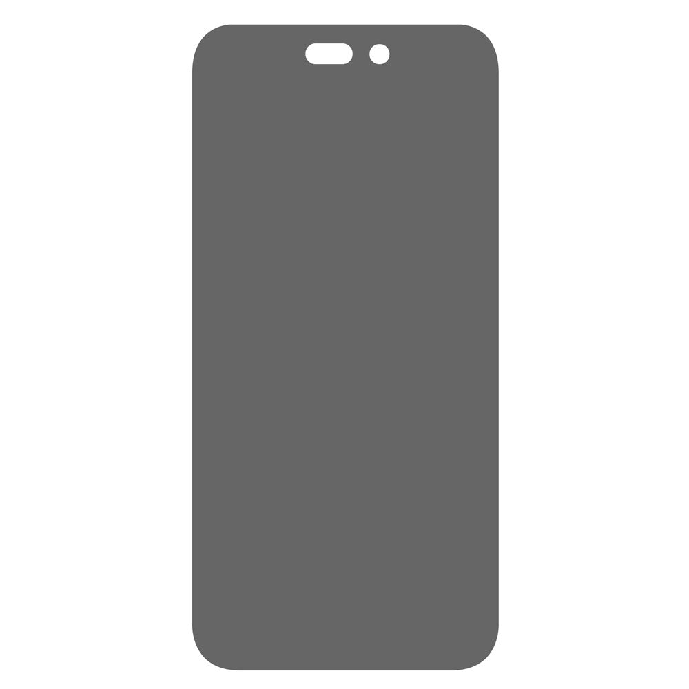 For iPhone 15 Pro Anti-spy Full Screen Protector Scratch-resistant Tempered Glass Phone Screen Film