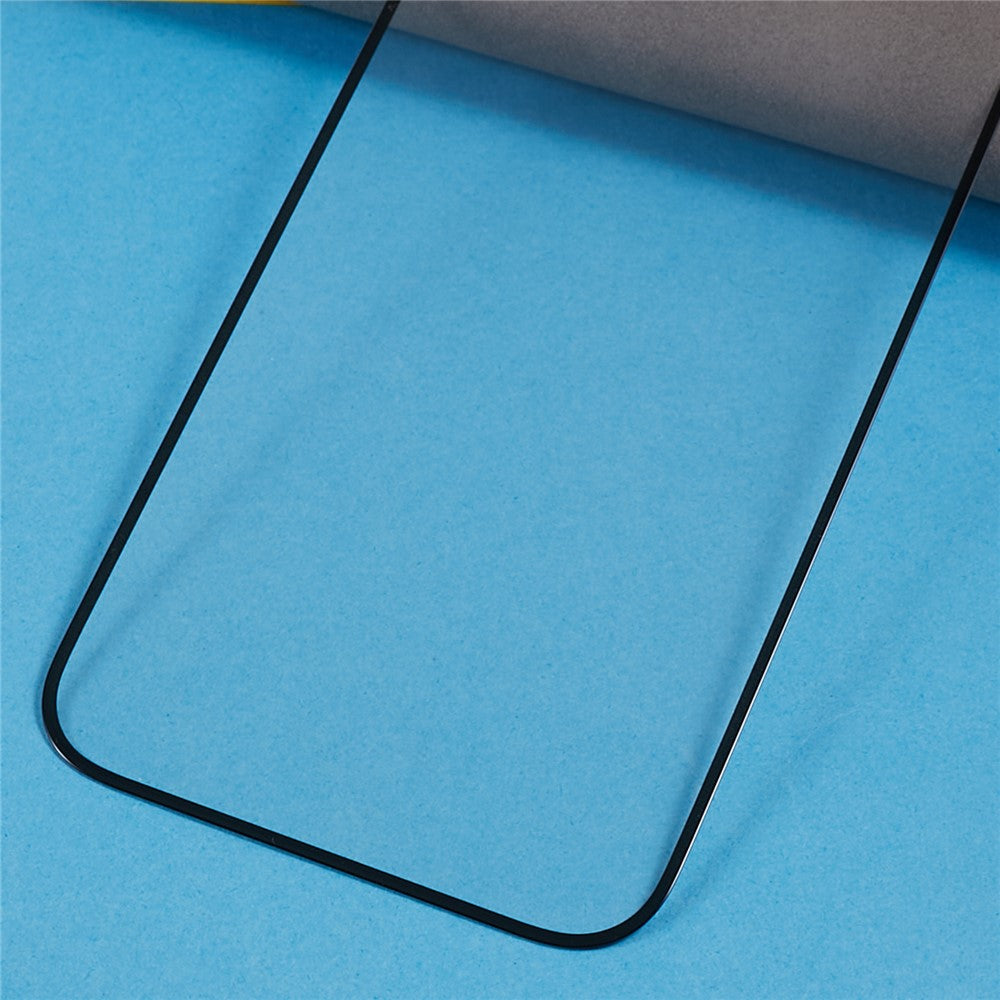 For iPhone 15 Silk Printing Screen Film 20D Tempered Glass Full Glue Complete Screen Covering Protector
