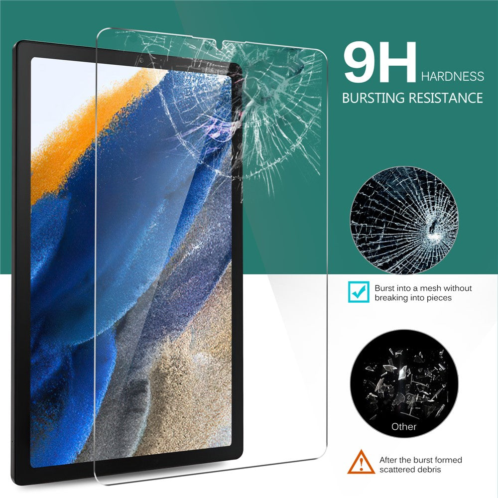 For Samsung Galaxy Tab A11 / A9 Screen Protector Straight Edge HD Clear Tablet Tempered Glass Protective Film