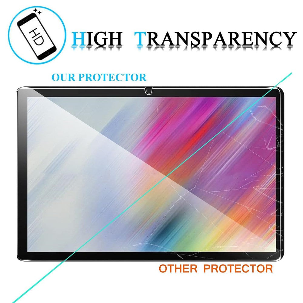 For Samsung Galaxy Tab A11+ / A9+ Screen Protector Full Coverage 2.5D Straight Edge Tempered Glass Film
