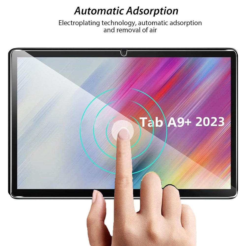 For Samsung Galaxy Tab A11+ / A9+ Screen Protector Full Coverage 2.5D Straight Edge Tempered Glass Film