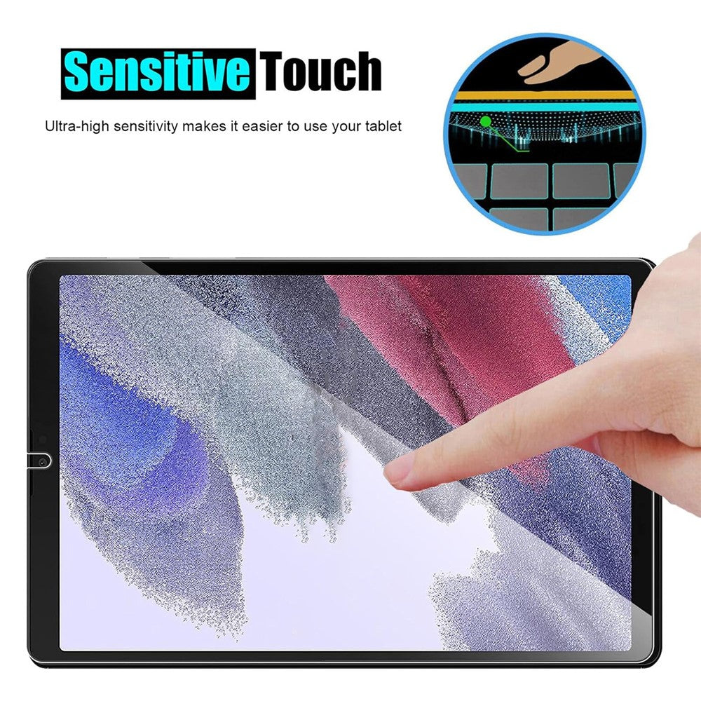 2Pcs For Samsung Galaxy Tab A11 / A9 2.5D 9H Hardness Screen Protector Tempered Glass Full Cover Film