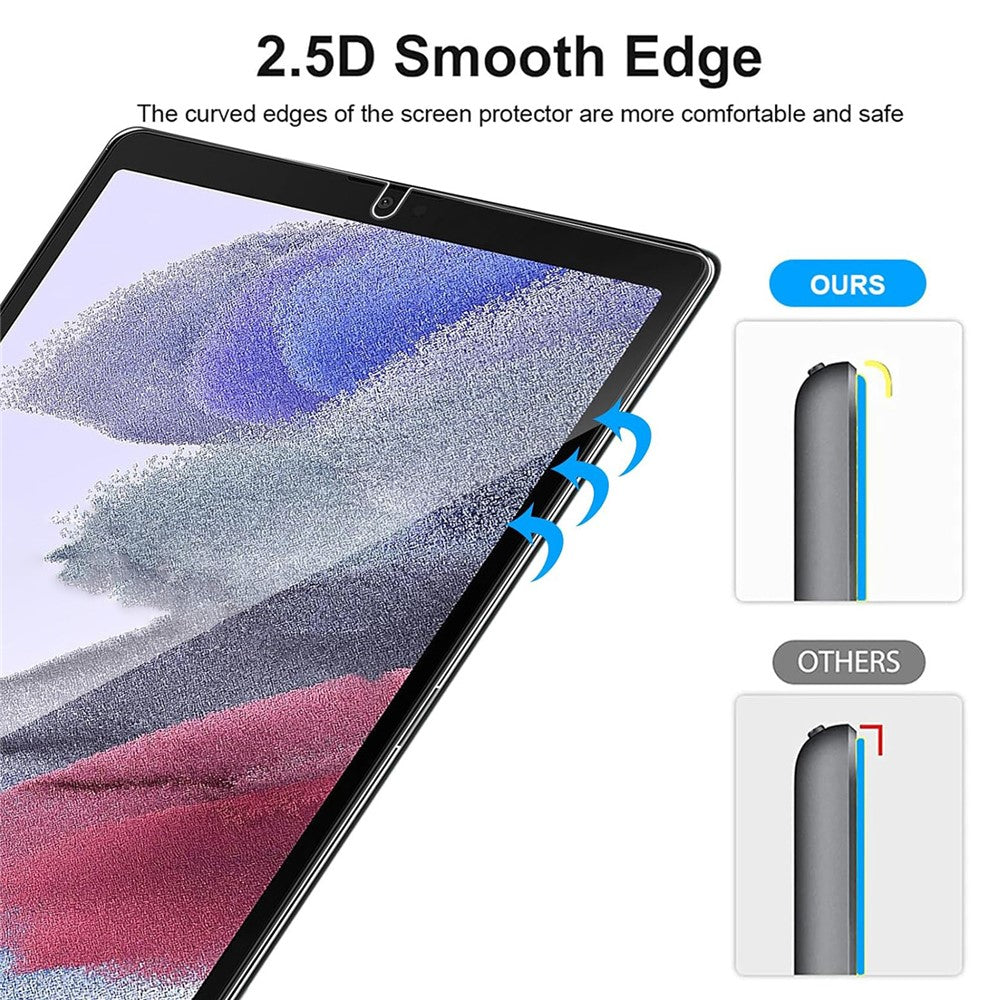 2Pcs For Samsung Galaxy Tab A11 / A9 2.5D 9H Hardness Screen Protector Tempered Glass Full Cover Film